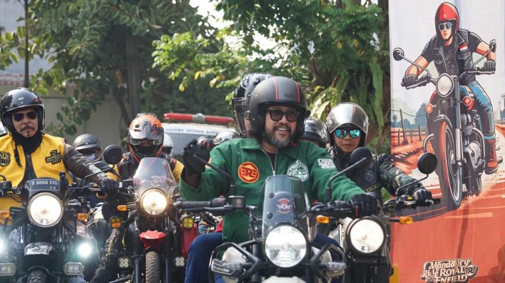 Ono Surono Ikut Touring Mandatory Ride Royal Enfield Keliling Jabar Selatan